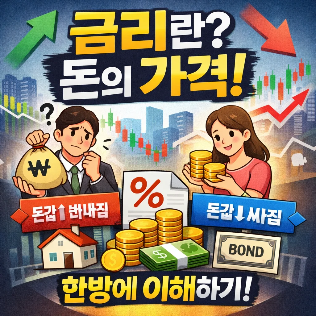 금리 뜻 | 왜 돈의 가격이라고 부르는지 쉽게 이해하기